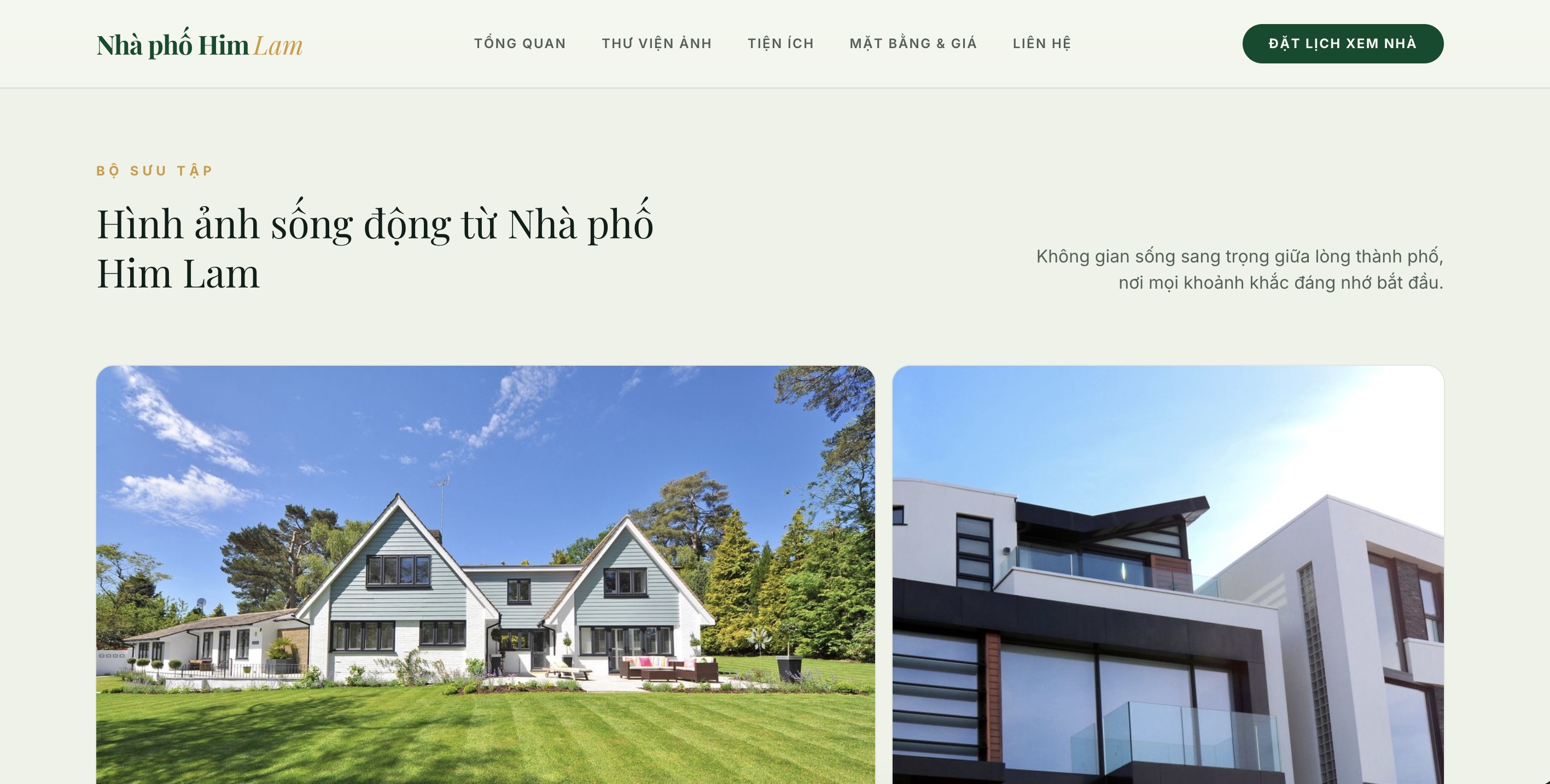 Landing Page tin BĐS được Gen AI viết nội dung